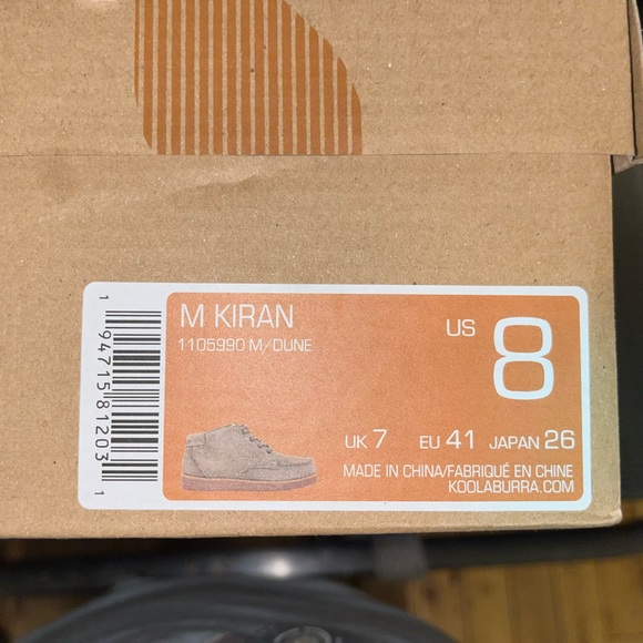 EUC Koolaburra by UGG Kiran shoes mens size 8, EU 41, women’s 9.5 - dune/tan - Picture 7 of 7